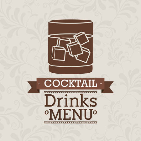 fresh cocktail design, vector illustration eps10 graphicのイラスト素材
