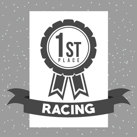 racing league design, vector illustrationのイラスト素材