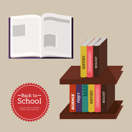 back to school design, vector illustration eps10 graphicのイラスト素材