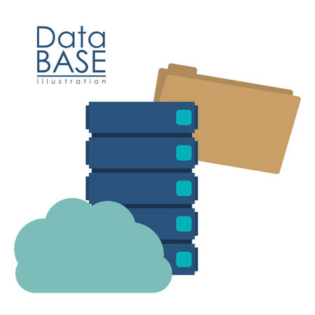 data base design, vector illustration eps10 graphicのイラスト素材