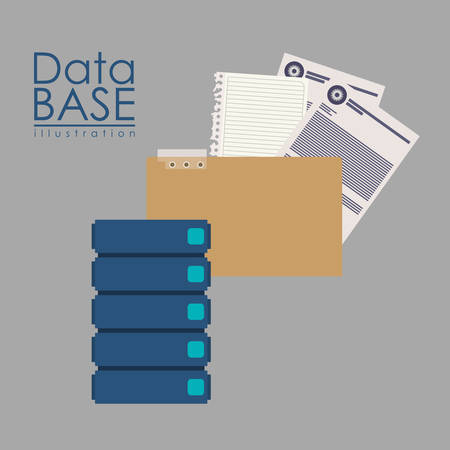 data base design, vector illustration eps10 graphicのイラスト素材