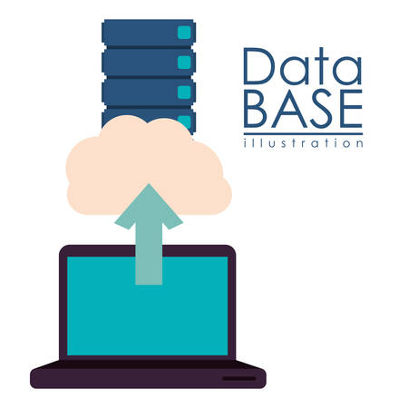 data base design, vector illustration eps10 graphicのイラスト素材