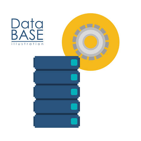 data base design, vector illustration eps10 graphicのイラスト素材