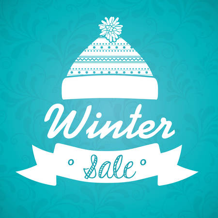 winter sale design, vector illustration eps10 graphicのイラスト素材