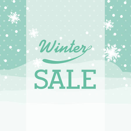 winter sale design, vector illustration eps10 graphicのイラスト素材