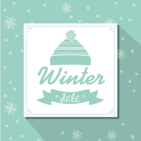 winter sale design, vector illustration eps10 graphicのイラスト素材