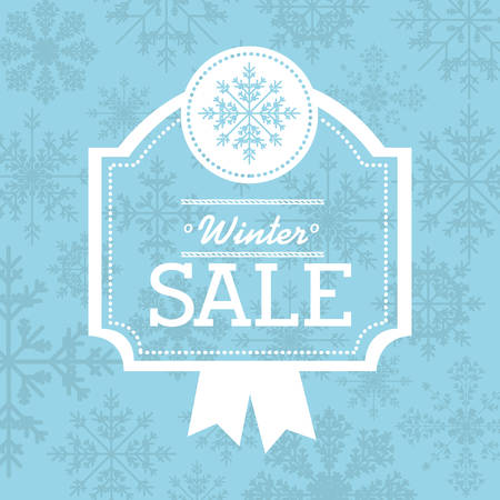 winter sale design, vector illustration eps10 graphicのイラスト素材