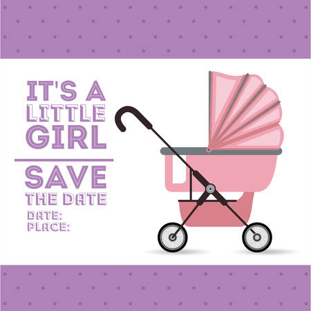 baby shower invitation design, vector illustration eps10 graphicのイラスト素材