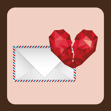 love letter design, vector illustration eps10 graphicのイラスト素材