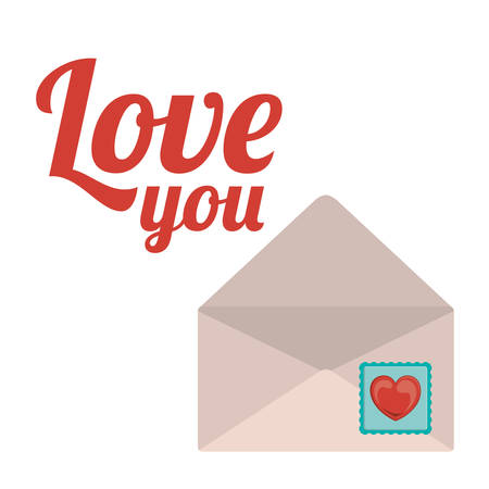 love letter design, vector illustration eps10 graphicのイラスト素材