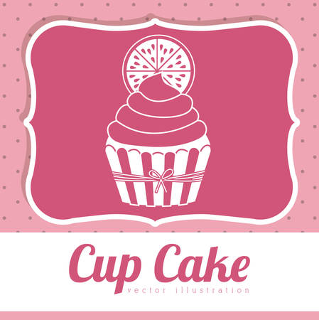 delicious cupcake design, vector illustration eps10 graphicのイラスト素材