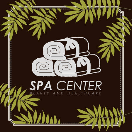spa center design, vector illustration eps10 graphicのイラスト素材