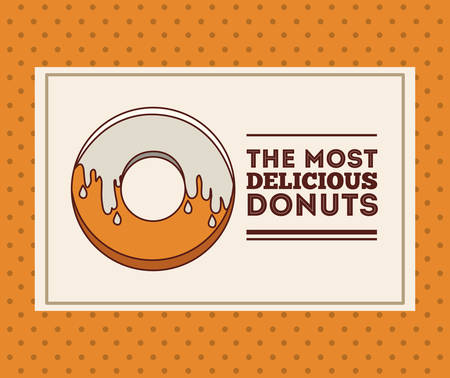 delicious donuts design, vector illustration eps10 graphicのイラスト素材