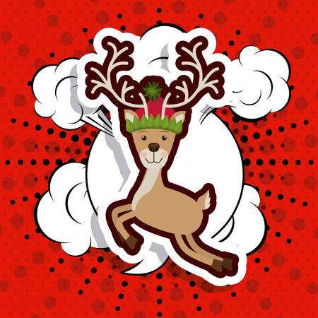 merry christmas design illustration graphicのイラスト素材