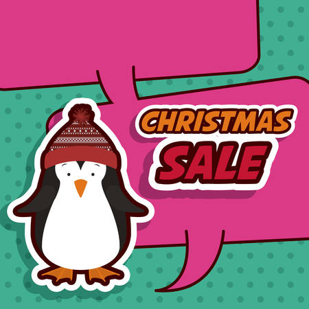 christmas sale design illustration graphicのイラスト素材
