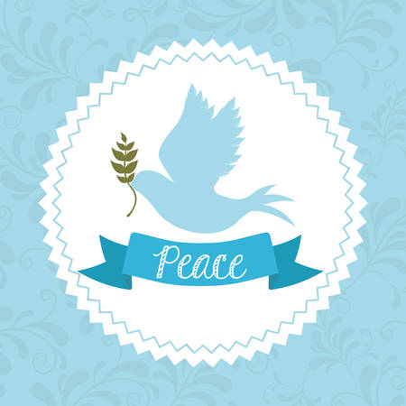 message of peace design, vector illustration eps10 graphicのイラスト素材