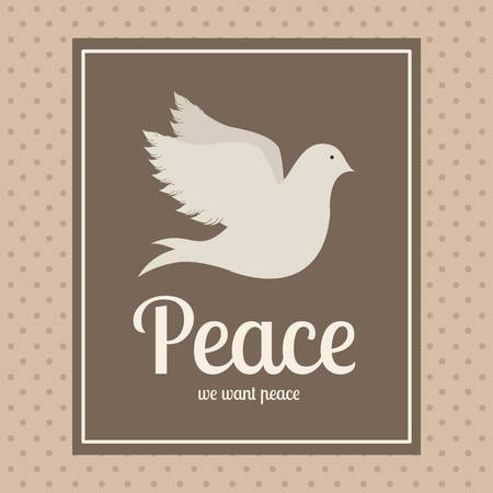 message of peace design, vector illustration eps10 graphicのイラスト素材