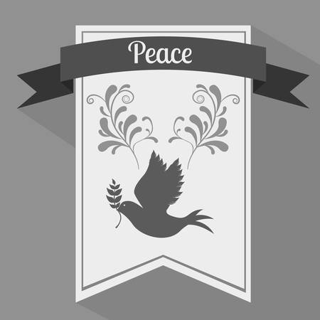 message of peace design, vector illustration eps10 graphicのイラスト素材