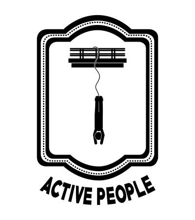 active people design, vector illustration eps10 graphicのイラスト素材