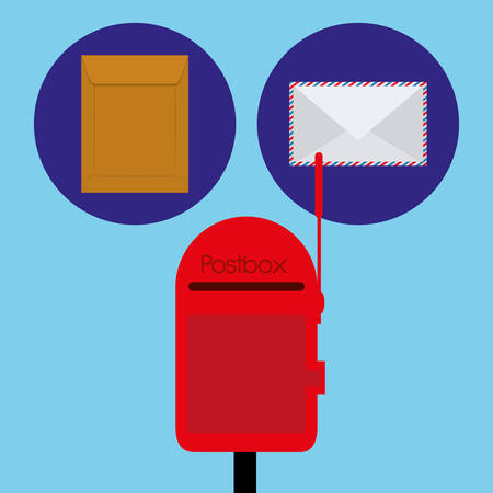 postal service design, vector illustration eps10 graphicのイラスト素材