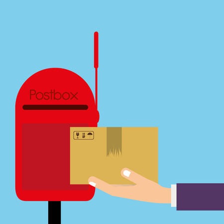 postal service design, vector illustration eps10 graphicのイラスト素材