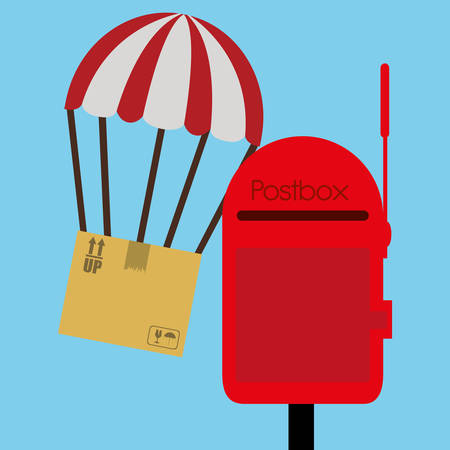 postal service design, vector illustration eps10 graphicのイラスト素材