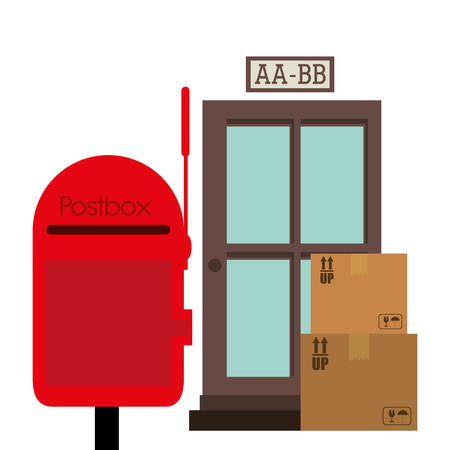 postal service design, vector illustration eps10 graphicのイラスト素材