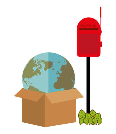 postal service design, vector illustration eps10 graphicのイラスト素材