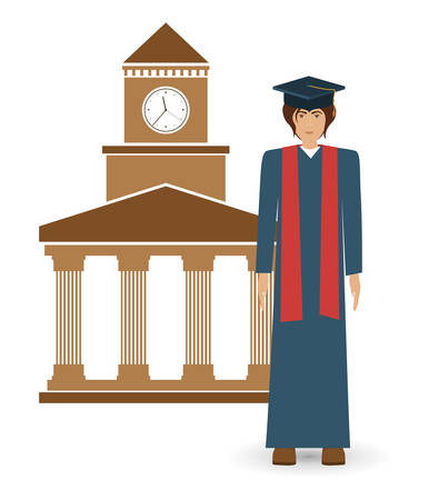 university education design, vector illustration eps10 graphicのイラスト素材