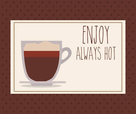 delicious coffee desigのイラスト素材