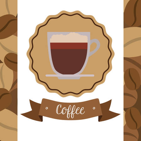 delicious coffee design, vector illustration eps10 graphicのイラスト素材