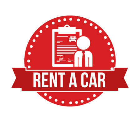 rent a car design, vector illustration eps10 graphicのイラスト素材