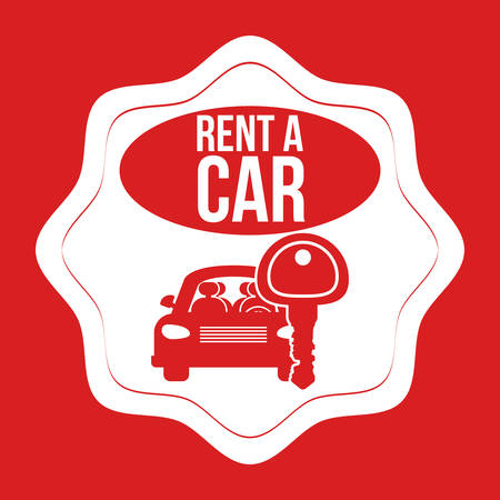 rent a car design, vector illustration eps10 graphicのイラスト素材