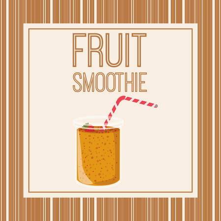 fruit smoothie design, vector illustration eps10 graphicのイラスト素材