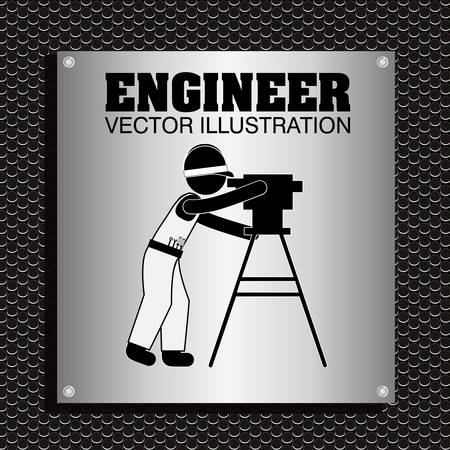 engineer concept  design, vector illustration eps10 graphicのイラスト素材