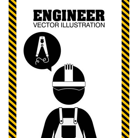 engineer concept  design, vector illustration eps10 graphicのイラスト素材
