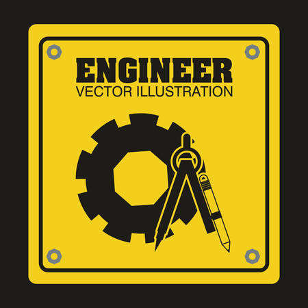 engineer concept  design, vector illustration eps10 graphicのイラスト素材
