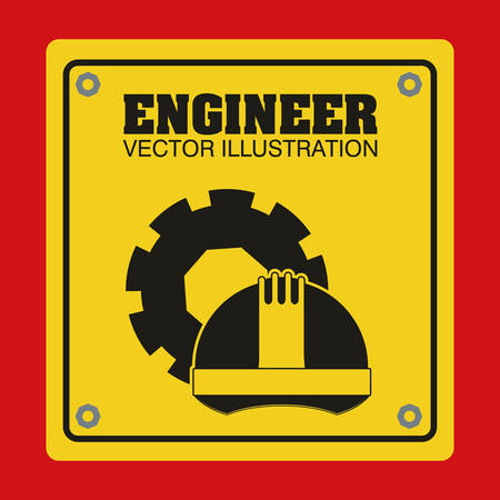 engineer concept  design, vector illustration eps10 graphicのイラスト素材