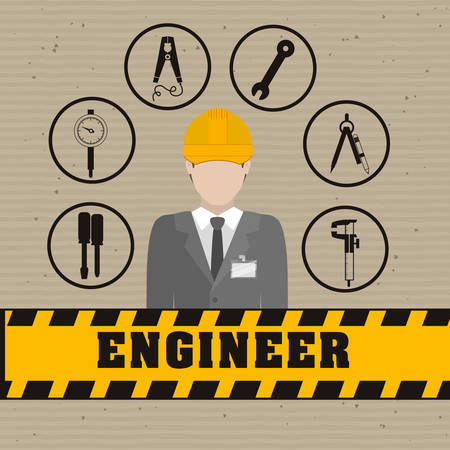 engineer concept  design, vector illustration eps10 graphicのイラスト素材