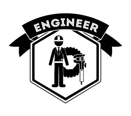 engineer concept  design, vector illustration eps10 graphicのイラスト素材