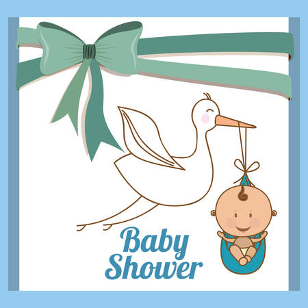 baby shower design, vector illustration eps10 graphicのイラスト素材
