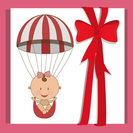 baby shower design, vector illustration eps10 graphicのイラスト素材