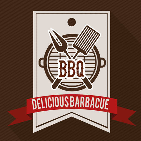 delicious barbecue design, vector illustration eps10 graphicのイラスト素材