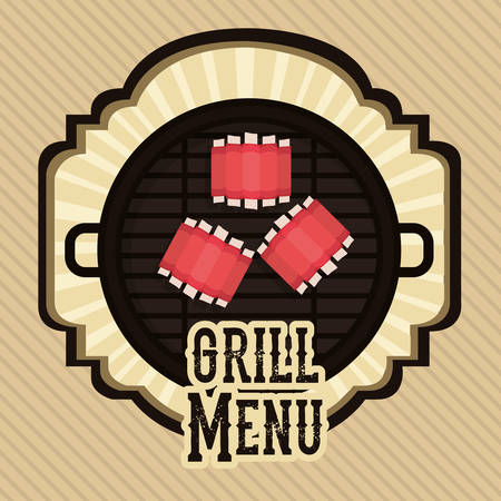 delicious barbecue design, vector illustration eps10 graphicのイラスト素材