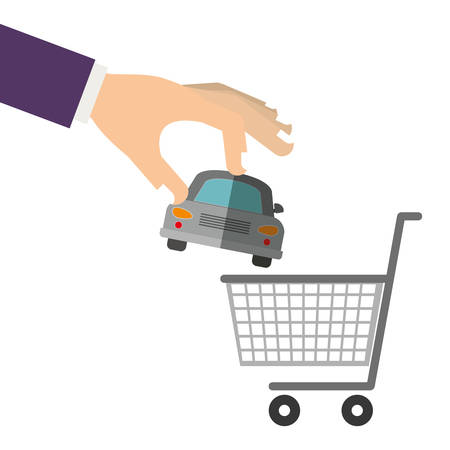 car sale design, vector illustration graphicのイラスト素材