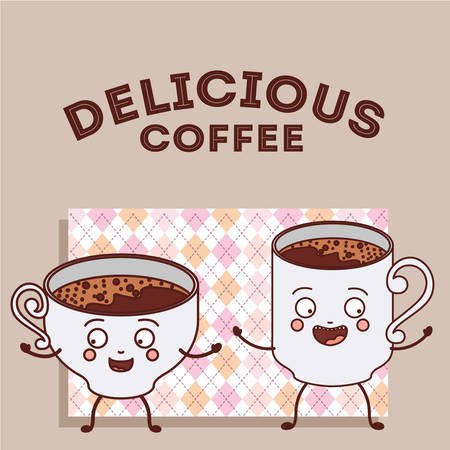 delicious coffee design, vector illustration eps10 graphicのイラスト素材