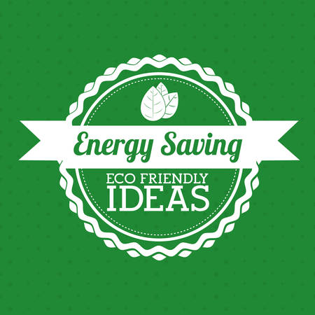 energy saving design, vector illustration eps10 graphicのイラスト素材