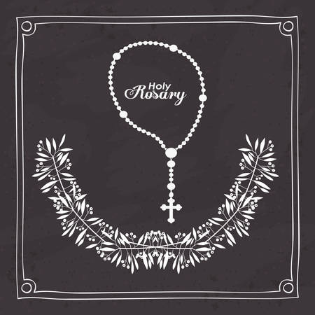 holy rosary design, vector illustration eps10 graphicのイラスト素材