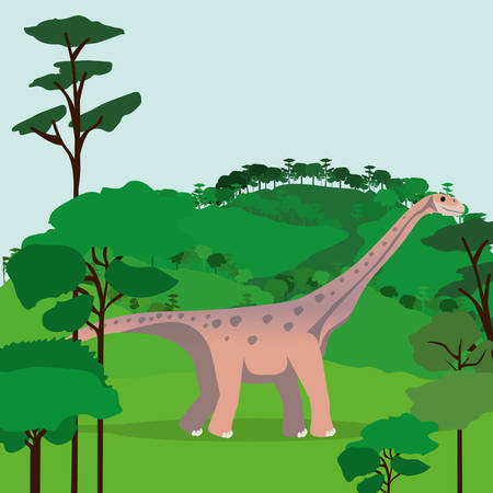 dinosaur concept design, vector illustration  graphicのイラスト素材