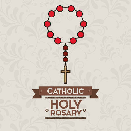 holy rosary design, vector illustration eps10 graphicのイラスト素材